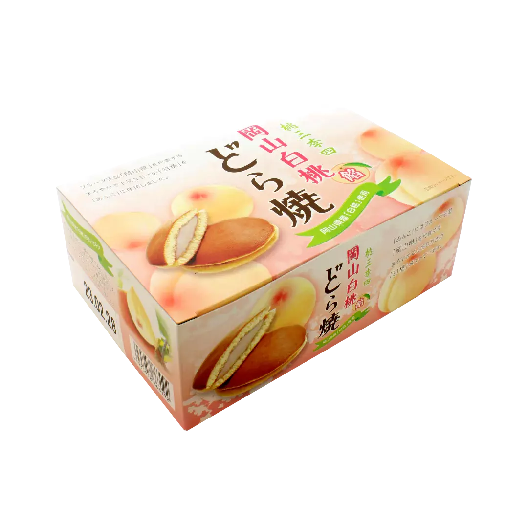 ICHIEI Dorayaki White Peach 8P 200g MHD:28.12.2023