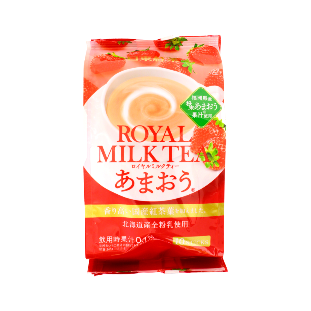 NITTOHKOCHA Royal Milk Tea Amaoh Strawberry 14g × 10p