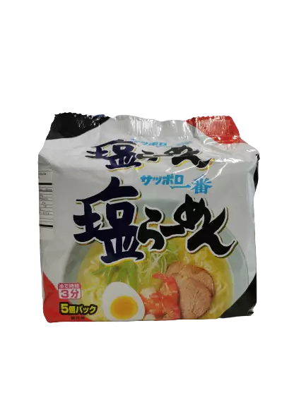 SANYO Sapporo Ichiban Instant Salz Ramen-Nudeln 100g x 5p MHD:28.03.2024