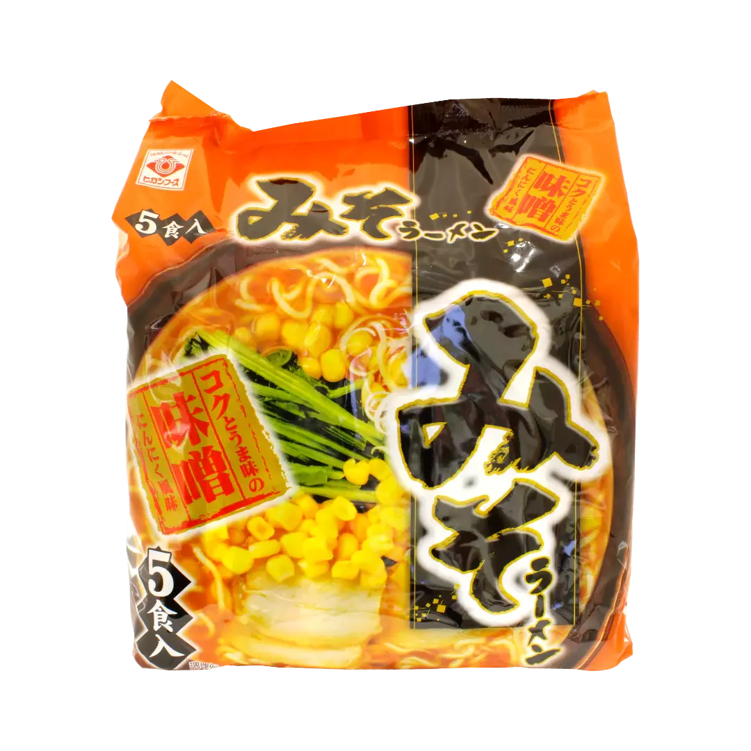 HIGASHIMARU Instant Ramen Garlic Miso 78g × 5p  MHD:22.08.2023