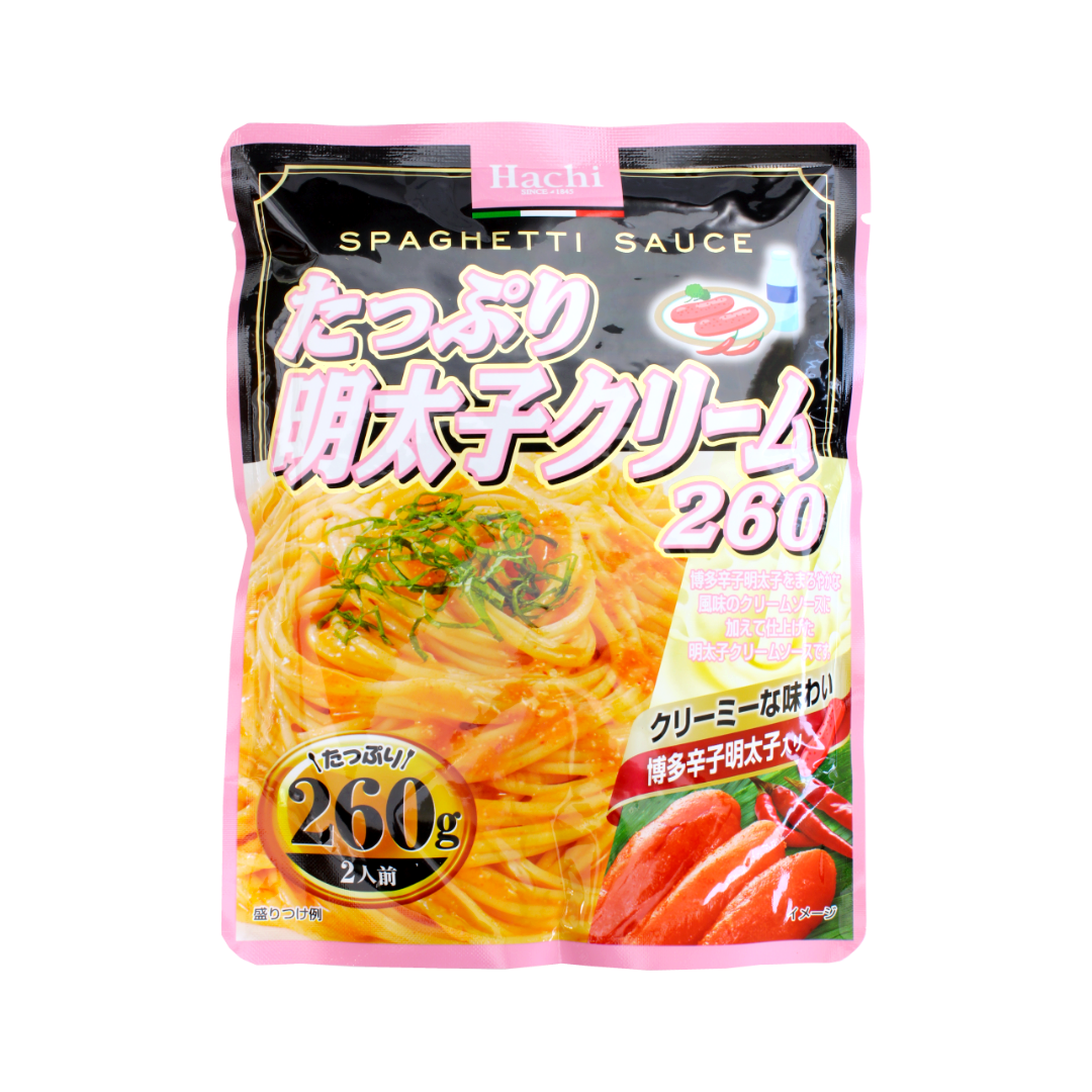 HACHI Instant Spagetti Sauce Mentaiko Crame 260g