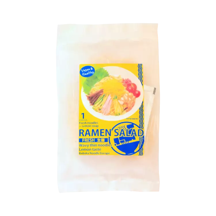 KUBOTA Kalter Ramen-Salat mit Soße, Zitrone-Geschmack 1 Portion 160g