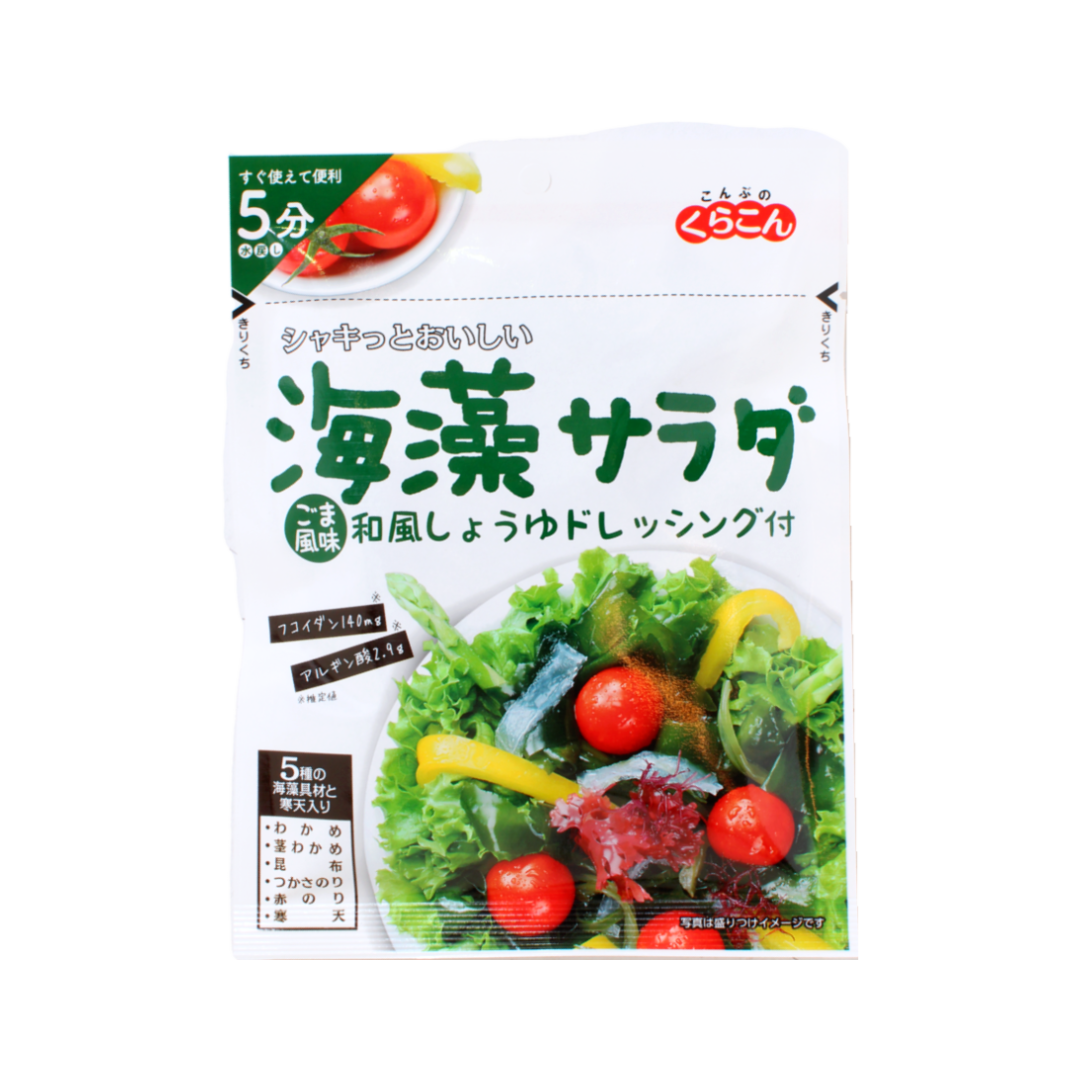 KURAKON seaweed salad with sesame soy sauce 40g  BBD:15.05.2024