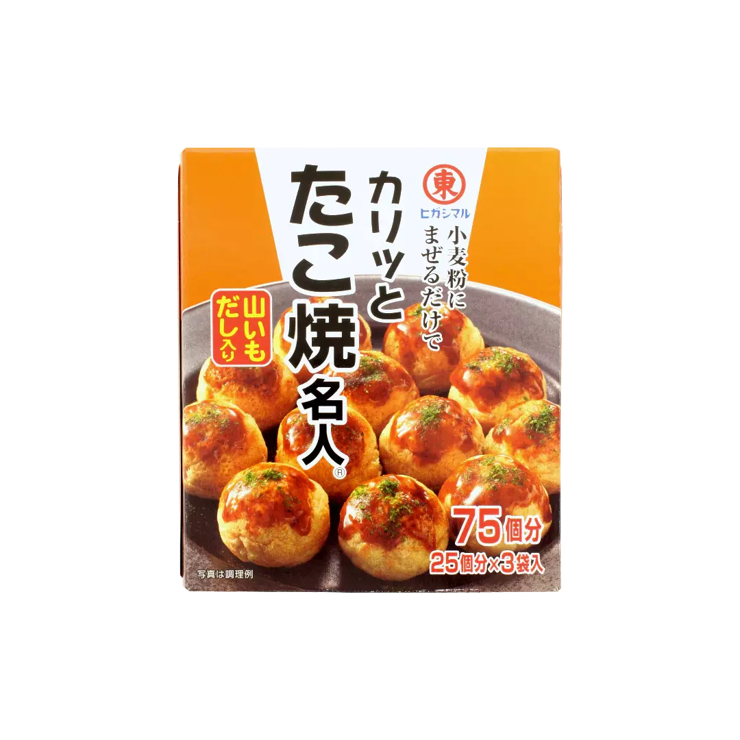 HIGASHIMARU Karitto Takoyaki Mix 15g × 3p MHD:12.2023