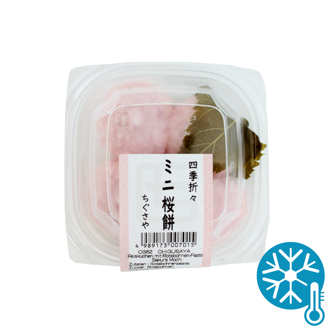 CHIGUSAYA Reiskuchen mit Kirsch Geschmack, Sakura Mochi 92g