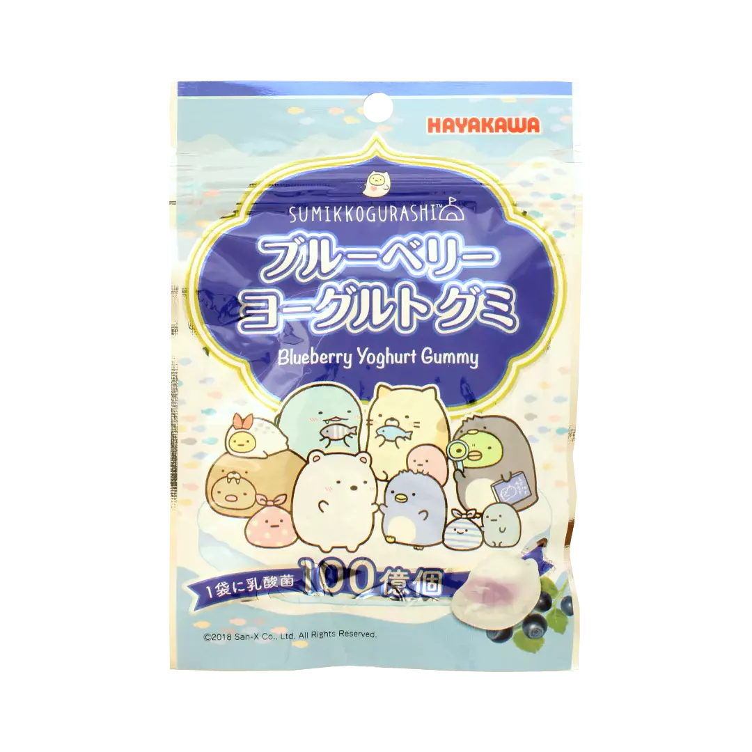 HAYAKAWA Sumikko Gurashi Blueberry & Yoghrut Gummy Candy 40g  MHD:11.2023