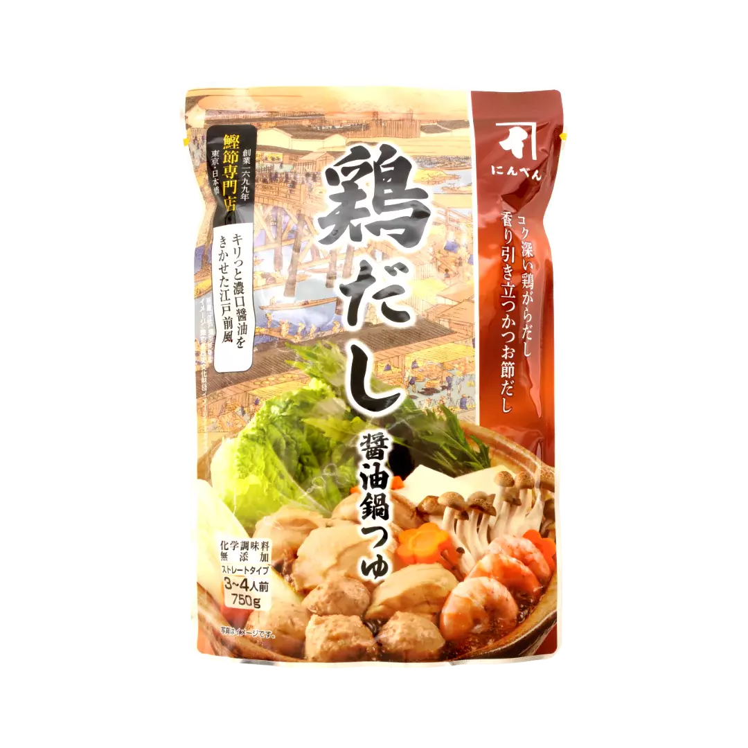 NINBEN Hot-Pot Soup Tori-Dashi Shoyu 750g MHD:18.09.2023