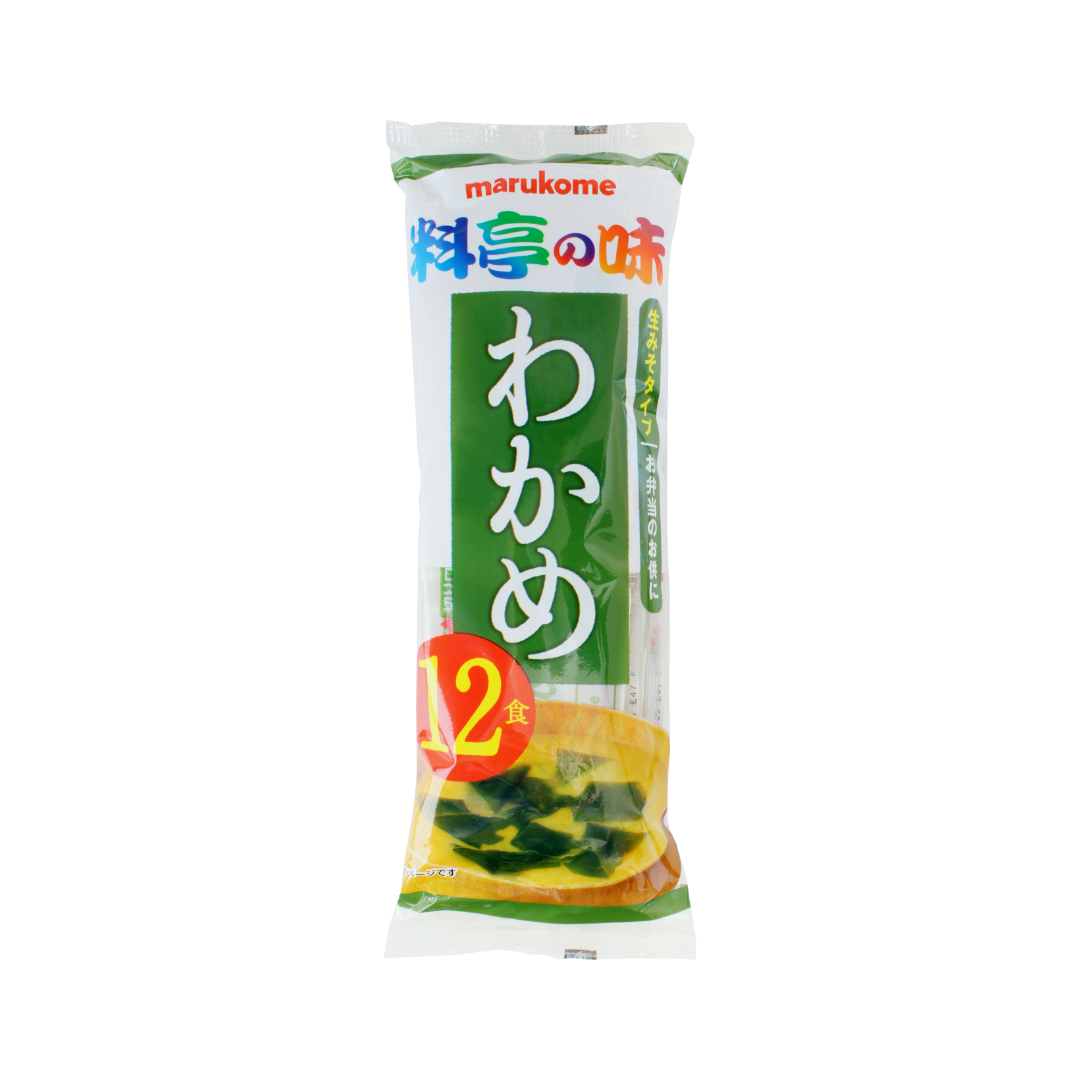 MARUKOME Ryotei No Aji Fresh Miso Soup Wakame 18g x 12p 216g