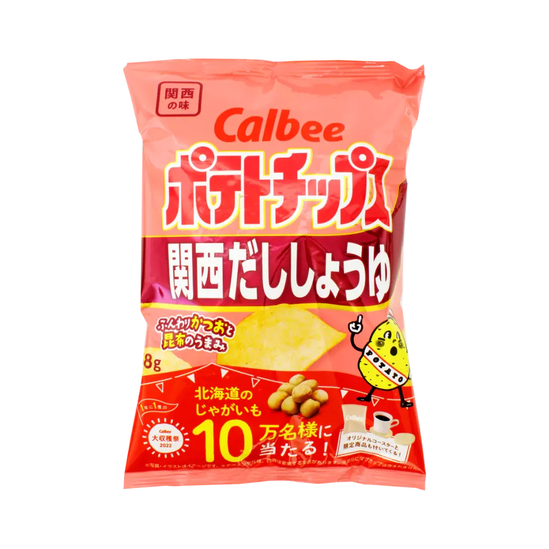 CALBEE Potato Chips Kansai Dashi-Shoyu 58g