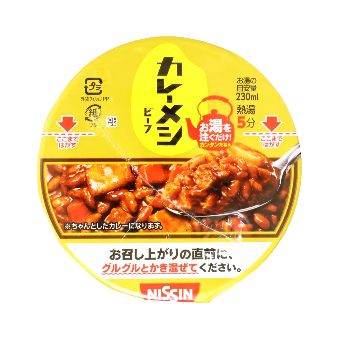 NISSIN Curry-Meshi Cup Beef Curry 107g