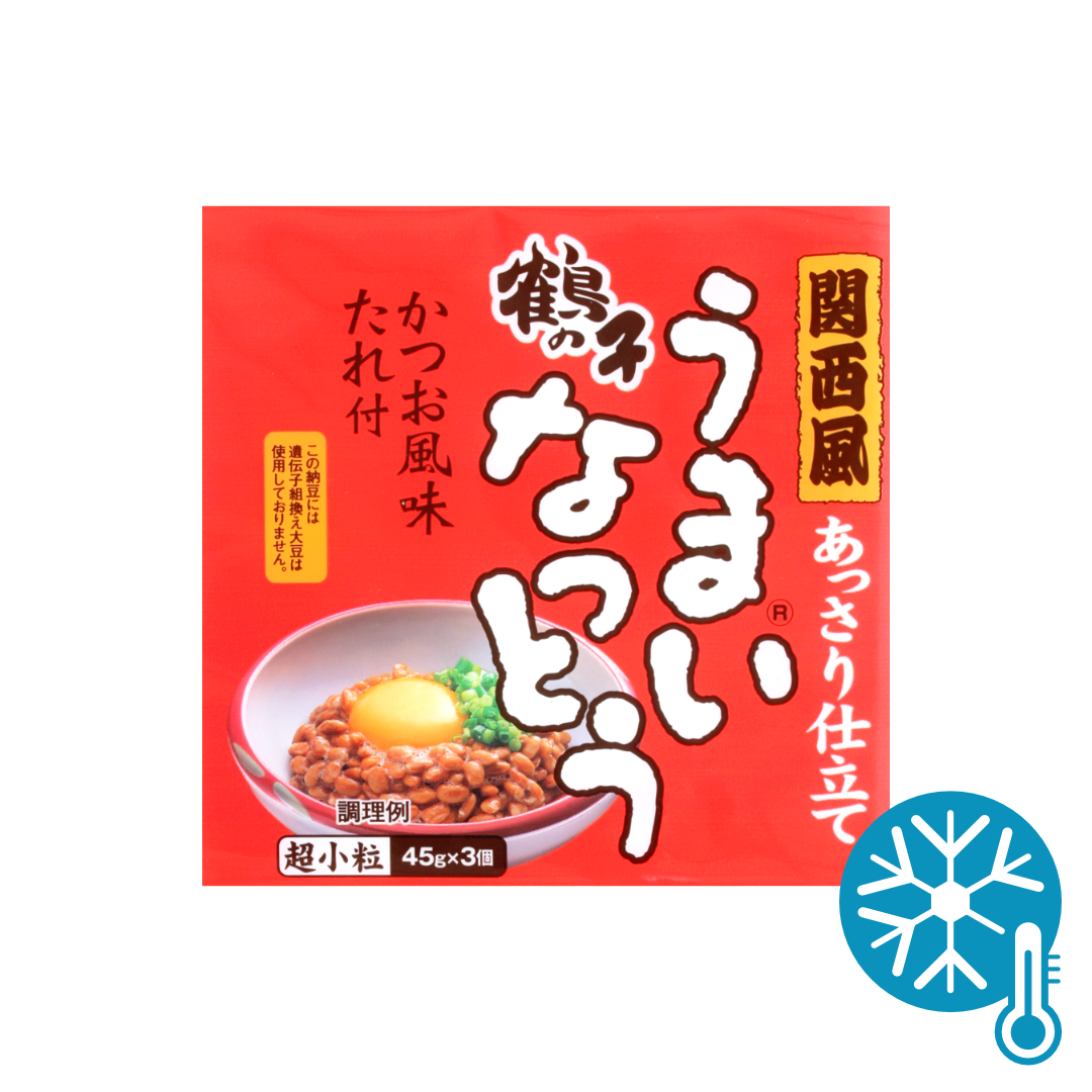 高橋食品 京都鶴の子納豆 関西風 あっさり仕立て うまい納豆46g×3