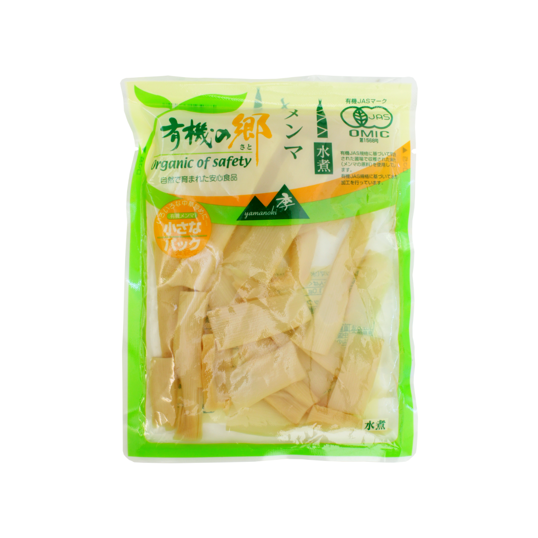 YAMANOKI Organische Zubereitete Bambussprossen Youki Menma 80g