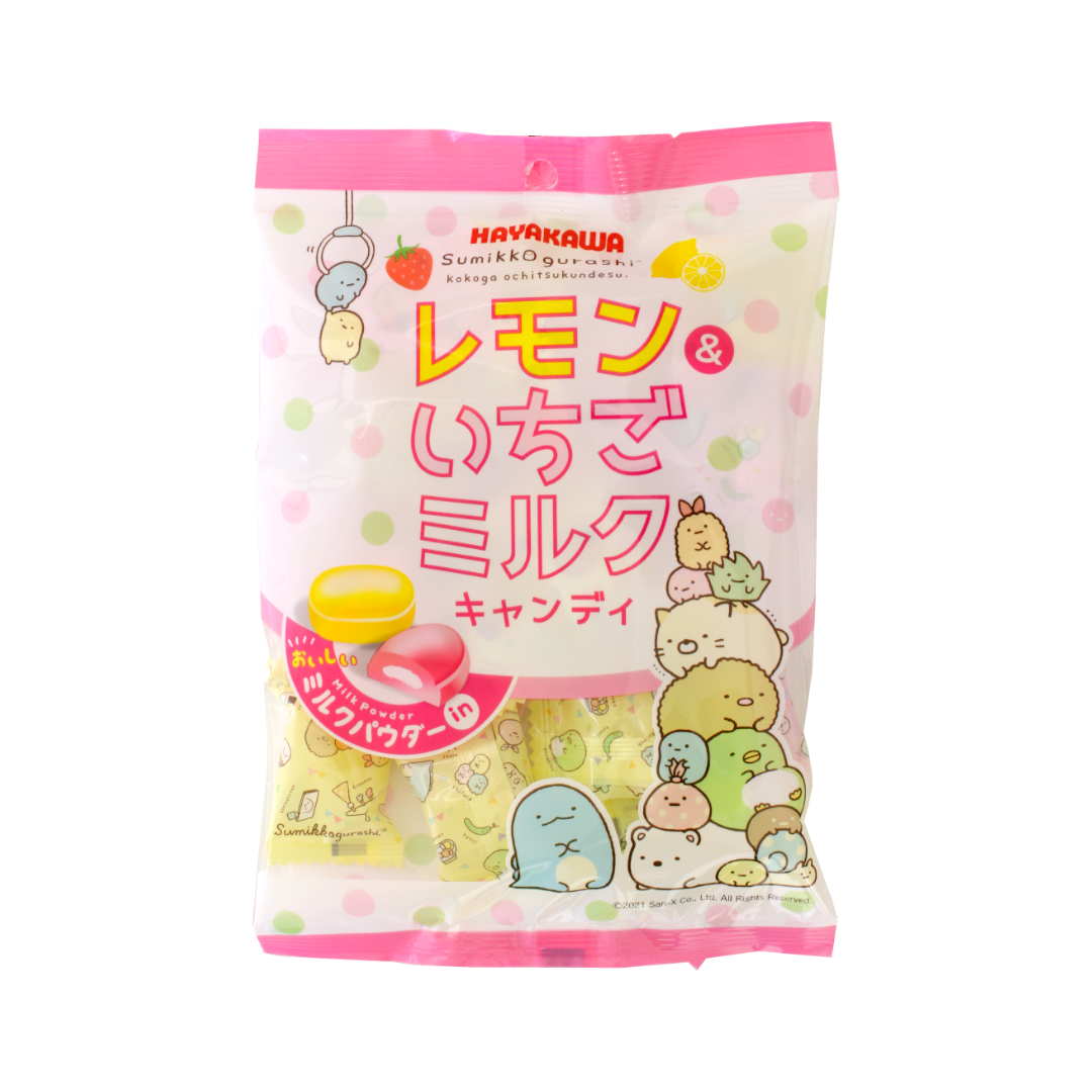 HAYAKAWA Sumikko Gurashi Lemon & Strawberry Candy 68g