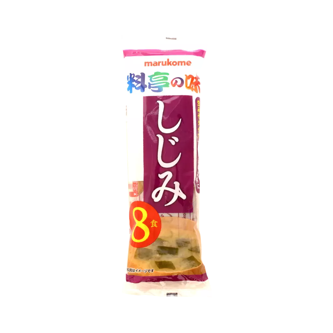 MARUKOME Ryotei No Aji Fresh Miso Soup Shijimi 19g × 8p    MHD:05.03.2024