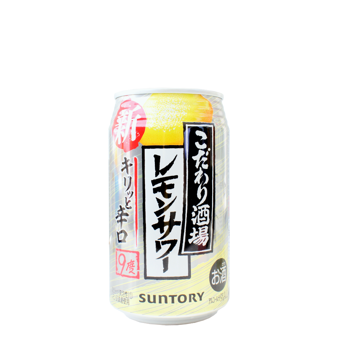 SUNTORY Kodawari Sakaba Lemon Sour, spirit with lemon and carbonic acid, strong 350ml 9%Vol.