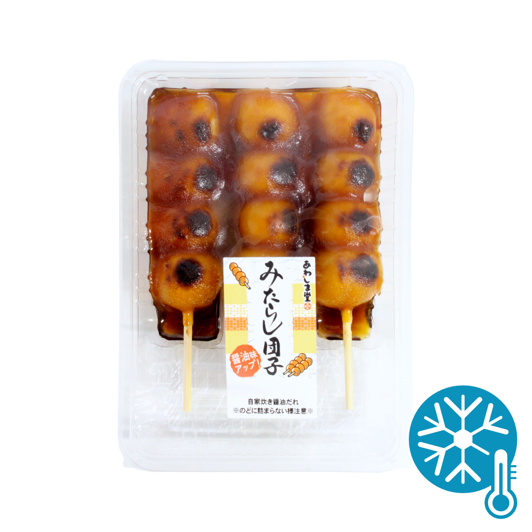 AWASHIMADO dango mochi with sweet soy sauce 3pcs mitarashi 156g