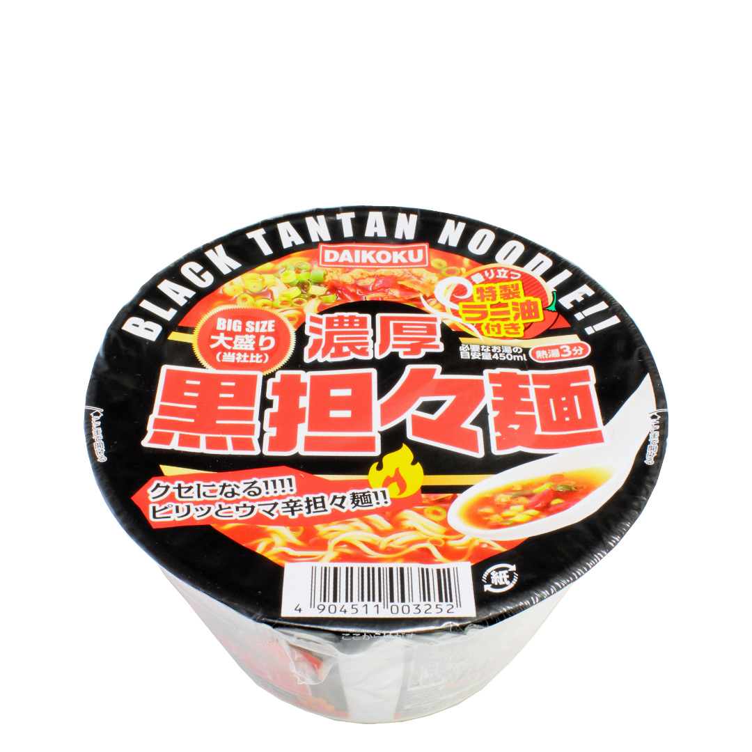 DAIKOKU Spicy Black Tantan Noodle Big Cup 106g MHD:01.03.2024