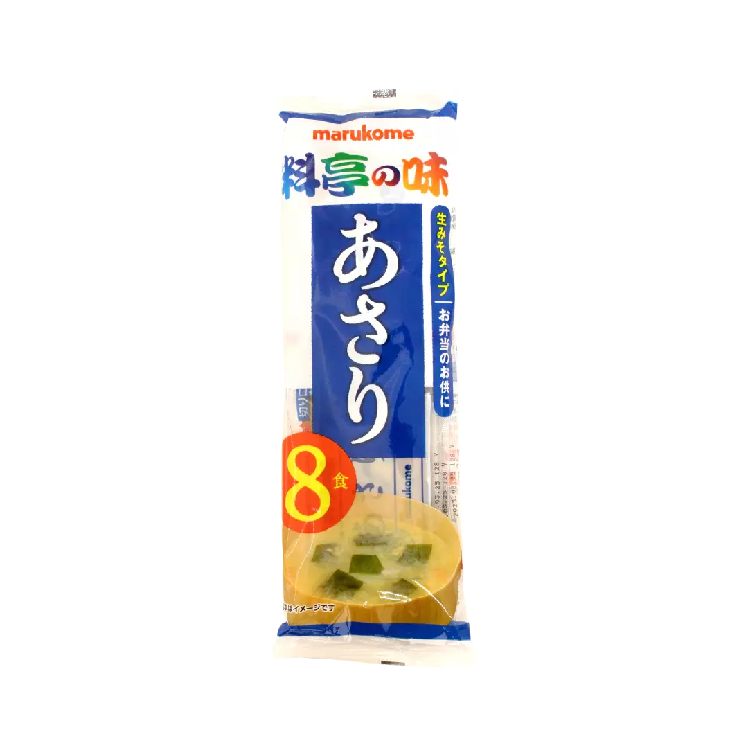 MARUKOME Ryotei No Aji Fresh Miso Soup Asari 19g × 8p  MHD:01.10.2023