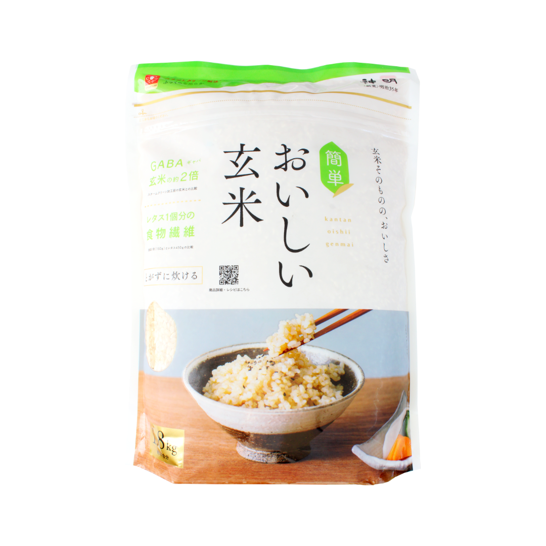 SHINMEI Japanisches Brown Reis aus Japan 1.8kg