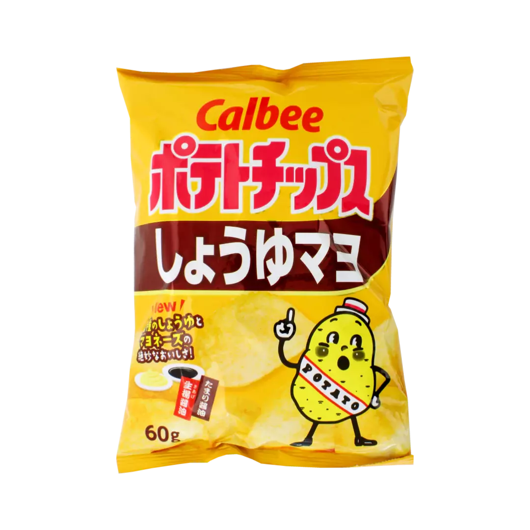 CALBEE Potato Chips Shoyu & Mayo 60g