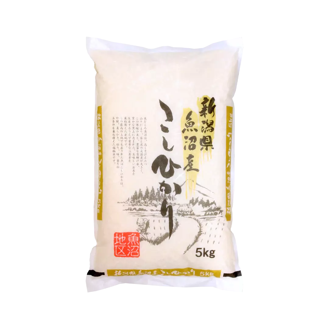 SHINMEI KOSHIHIKARI Japanischer Reis aus Niigata Präf. Uonuma 5kg