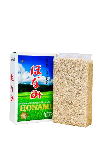 HONAMI Premium brauner Kurzkornreis 1kg