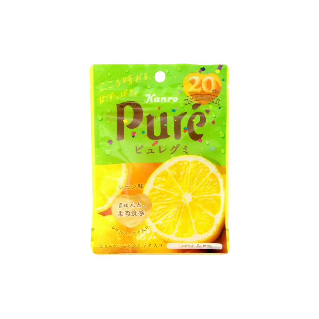 KANRO Pure Gummy Lemon 56g  